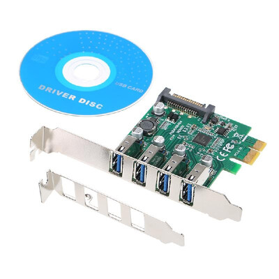 

PCI-E to USB30 Expansion Card PCI-E Adapter Card with Bracket