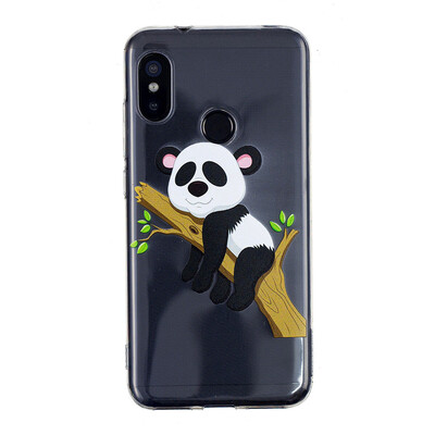 

Panda Pattern Soft TPU Case for Xiaomi Mi A2 Lite