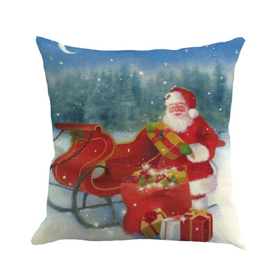 

Tailored Christmas Pillow Cover Pillowcases Decorative Sofa Cushion Cover 45x45cm