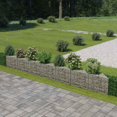 

Gabion Wall Galvanized Steel 1772"x118"x197