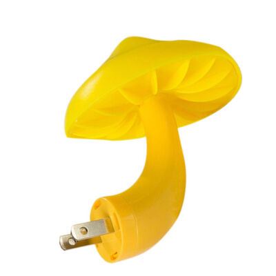 

Cute Mushroom LED Night Lights Table Lighting Control Light Sensor Atmosphere Wall Socket Bedside Lamp