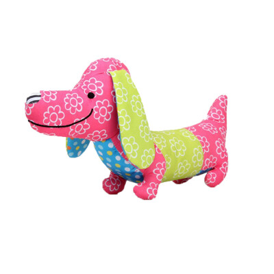 

〖Follure〗Animal Dog Shape Sound Interactive Squeaky Plush Baby Kid Toy