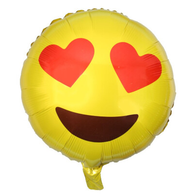 

FUNNYBUNNY 18" Foil Reusable Emoji Funny Faces Happy Birthday Party Balloons Party Supplies