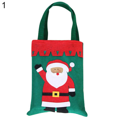 

Christmas Snowman Santa Claus Reindeer Candy Bag Xmas Gift Pouch Handbag Decor