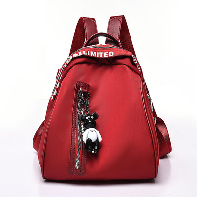 

Oxford cloth backpack female Korean fashion ladies small backpack simple Joker travel bag canvas