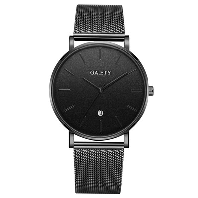 

〖Follure〗Business Fashion Simple Simple Casual Calendar Net With Strap Mens Watch