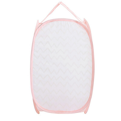 

Toponeto Cartoon Foldable Pop Up Washing Laundry Basket Bag Hamper Mesh Storage