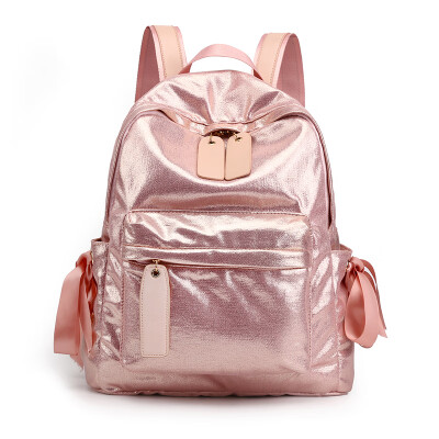 

Double - shoulder backpack womens backpack Korean edition fashion students bag ins super - fire capacity