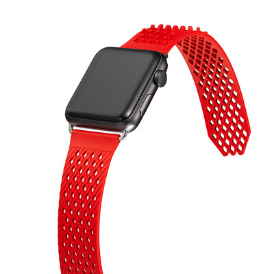 

〖Follure〗Replacement Sports Silicone Bracelet Strap Band For Apple Watch Series 1 38mm RD