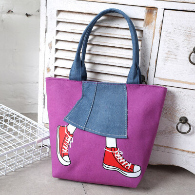 

Tailored Womens Purse Zipper Pachwork Cowboy Canvas Shoulder Bag Messenger Bag