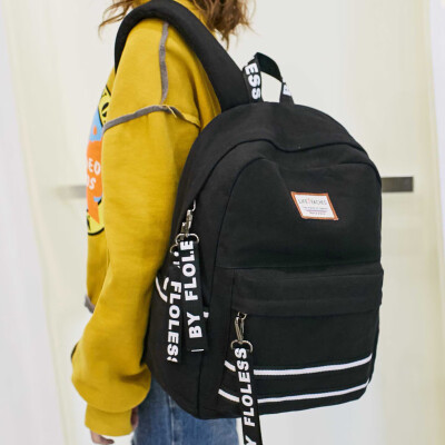 

Junior high school students schoolbag female Korean version of the original ulzzang high school students double shoulder bag colle