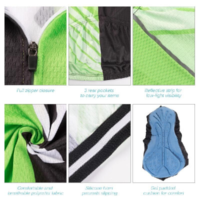 

Thermal Jacket Lixada Men Breathable Quick Dry Short Sleeve Jersey Shirt Gel Padded Shorts Cycling Clothing Set Riding Biking Spor