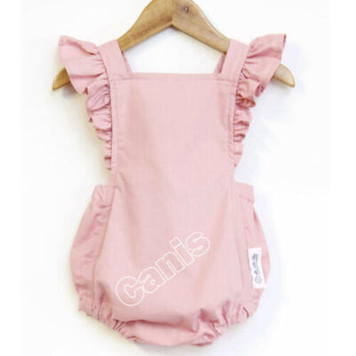 

US Newborn Baby Girl Solid Ruffle Romper Bodysuit Jumpsuit Summer Outfit Clothes