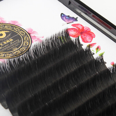 

〖Follure〗Grafting False Eye Lashes Wave 007 C Black Silk Eyelashes Extension