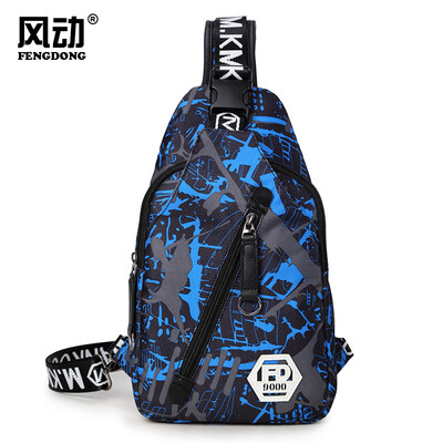 

Chest bag travel bag mens casual messenger bag