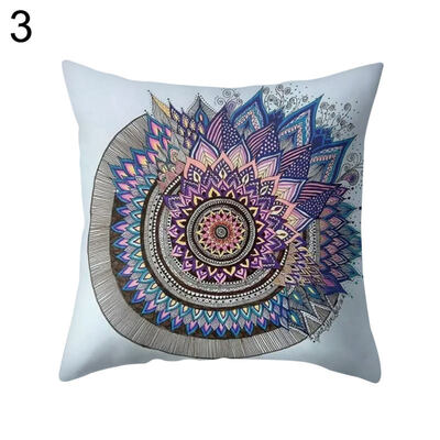 

Mandala Bird Dots Throw Pillow Case Cushion Cover Sofa Bed Car Cafe Office Decor