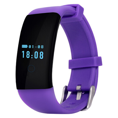 

DFit D21 Smart Watch Heartrate Wristband Bracelet 066" 64 48 Pixels OLED Touch Screen Text Incoming Call Notification Pedometer