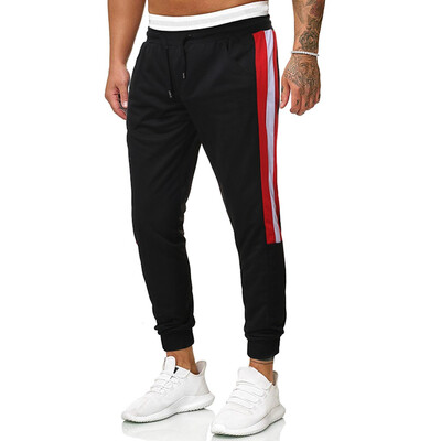 

Gobestart Mens New Fashion Casual Outdoor Sports Running Trousers Drawstring Long Pants