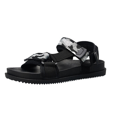 

Fashion Man Beach Sandals 2019 Mens Fashion Wear Camouflage Leisure Sandals Youth Breathable Sandals Fashion Beach shoes