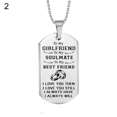 

Fashion Couple Necklace Unisex Bead Boyfriend Girlfriend Husband Wife Jewelry