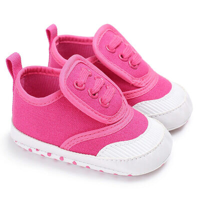 

Newborn Baby Soft Sole Crib Shoes Infant Boy Girl Toddler Sneaker Anti-Slip Soft
