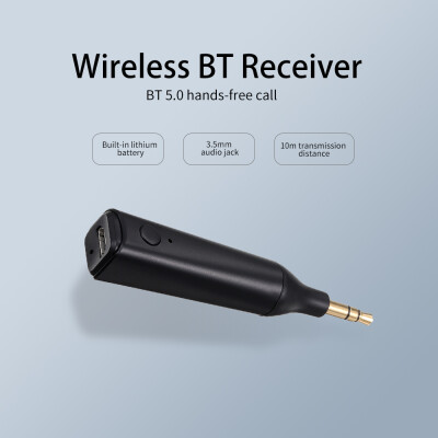 

BT Receiver Mini Wireless 50 Music Receiver 35mm AUX Audio Jack Stereo Music Adapter for CarHomeSpeaker