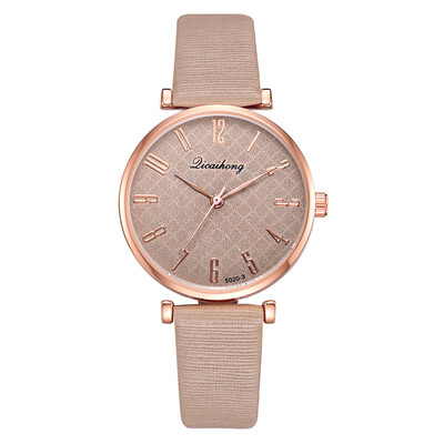 

Best Selling Women Watches Roman Numerals Dial Ladies Analog Quartz Wristwatch Featured Leather Strap Clock Relogio Feminino