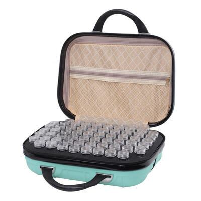 

132 Bottles Diamond Painting Storage Box Bead Container Embroidery Handbag
