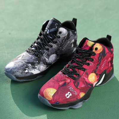 

Trend basketball shoes mens shoes high canvas shoes lovers fashion tide sports shoes