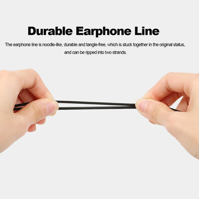 

Universal 35mm Wired Headphones In-Ear Soft Silicone Earbuds Noise Isolating Headset Music Earphones 115cm Wire for PC Laptop Tab