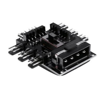 

4Pin IDE Powered 8 Way 3pin Cooling Fan Power Cable Extender Hub Accessory