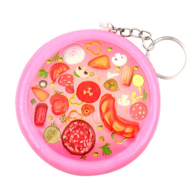 

Tailored Cute Pizza Stress Reliever Keychain Scented Super Slow Rising Squeeze Toy