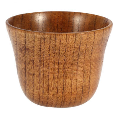 

Greensen Natural Wooden Primitive Tea Cup Nature Healthy Wood Cup Coffee Beer