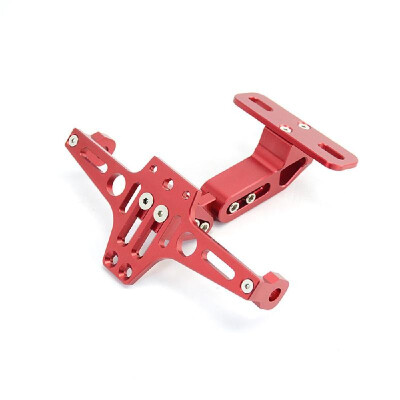 

Universal Aluminum Alloy Motorcycle Adjustable Angle License Number Plate Frame Holder Bracket CNC