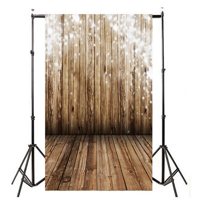 

Gobestart Vinyl Wood Wall Floor Photography Studio Prop Backdrop Background 3x5FT G