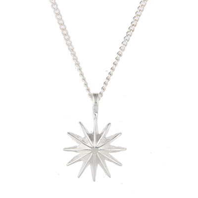 

Fashion Jewelry Reminders Accomplish Magnificent Things Starburst Charm Necklace For Women