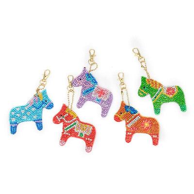 

DIY Diamond Painting Keychain Pendant Butterfly Key Ring Full Drill Special Shape Diamond Painting Kits for Handbag Shoulder Bag B