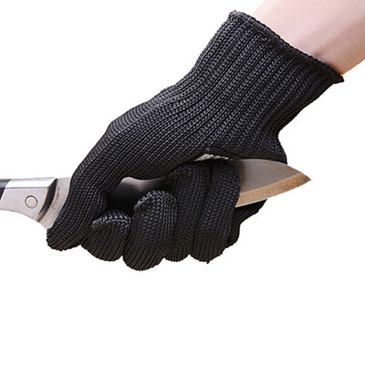 

1 Pair Working Safety Gloves Cut-Resistant Protective Wire Butcher Anti-Cutting Camping Gloves