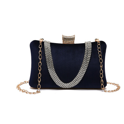 

New wave Korean fashion versatile slung rhombic chain bag shoulder bag