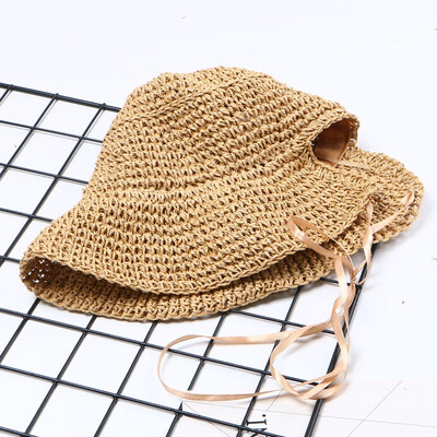 

2019 Hat womens spring&summer fashion visor Hat straw fisherman Hat tide casual straw hat Joker Hat