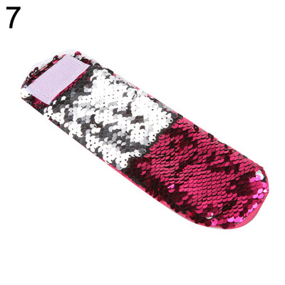 

Fashion Mermaid Sequins Magic Tape Children Bracelet Wristband Party Prop Gift