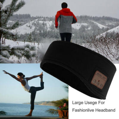 

Wireless Headset Earphone Headband Sweat Band Music Headphone Stereo Hands Free