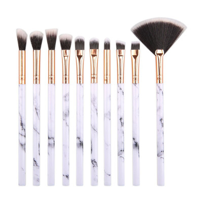 

Makeup Brushes Premium Synthetic Foundation Powder Concealers Eye Shadows Makeup Brush Sets 10 Pcs