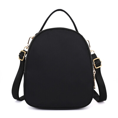 

Multi-purpose backpack lady Mini Shoulder Bag nylon Oxford oblique Bag Lady canvas bag