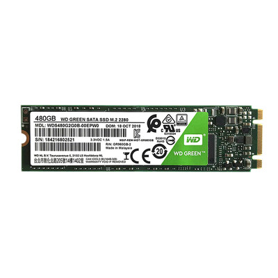 

WD Green 480GB PC SSD SATA 6GBs M2 2280 Solid State Drive WDS480G2G0B