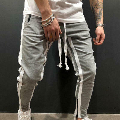 

Men Sports Gym Pants Slim Fit Running Joggers Casual Long Trousers Sweatpants