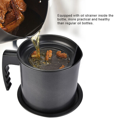 

Greensen 13L Kitchen Cooking Oil Can Pot Bottle Dispenser Container with Strainer Household Tool
