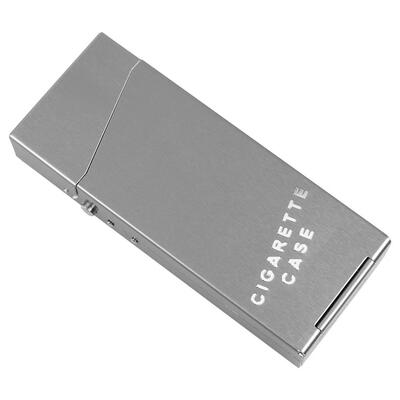 

Women Slim Metal Cigarette Box Cigarette Case Aluminum Gift Box Holder