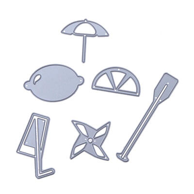 

6pcs DIY Cute Objects Cutting Die Metal Stencils for Scrapbook Emboss Decor