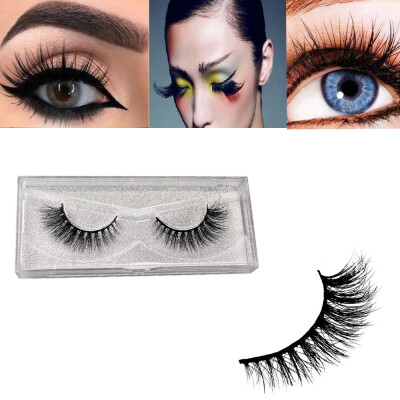 

〖Follure〗1Pair 3D Natural Thick False Fake Eyelashes Eye Lashes Makeup Extension